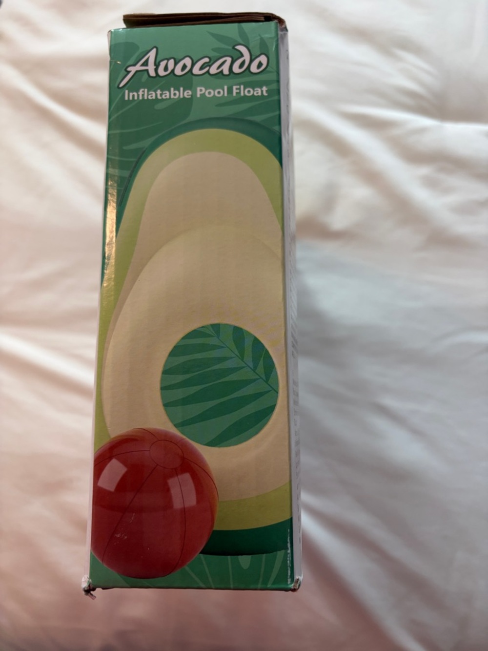 Avocado Inflatable Pool Float by - Green - Picture 3 of 3